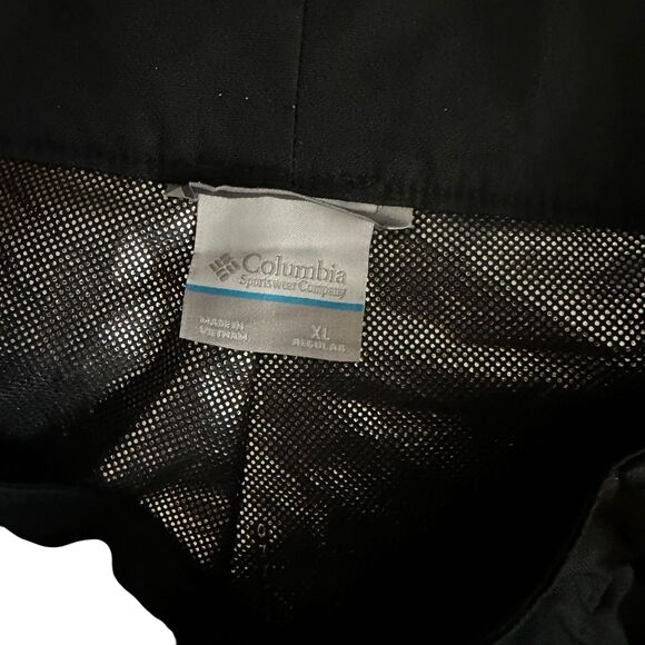 Columbia Men's Black Omni-Tech Nylon Ski Snow Pants Elastic Waist Size XL - Picture 4 of 5